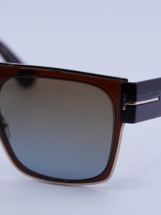 Tom Ford Edwin FT1073 48F Square Sunglasses - Brown / Havana / Brown main image 5